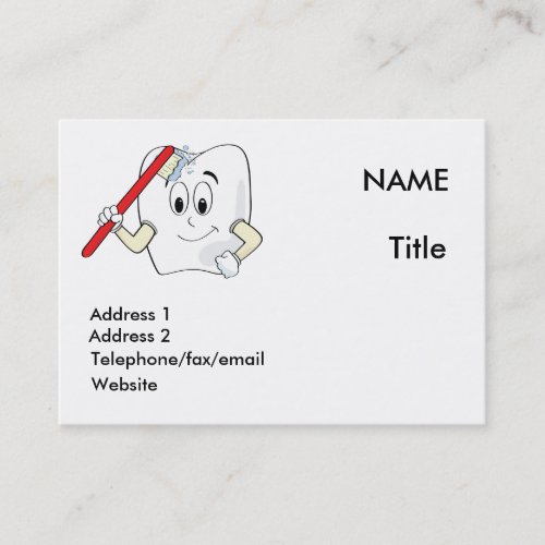 Dentist card business card template