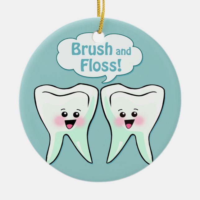 Dentist Ceramic Ornament (Front)