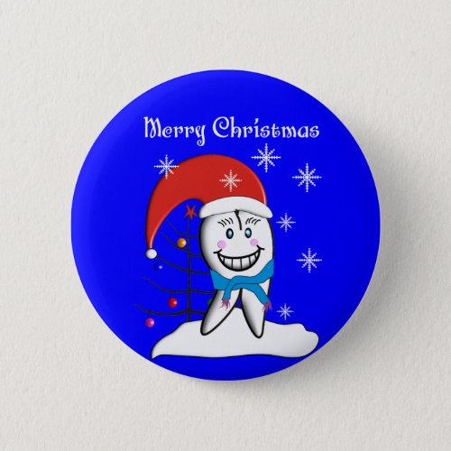 Dentist Christmas Cards and Gifts Button