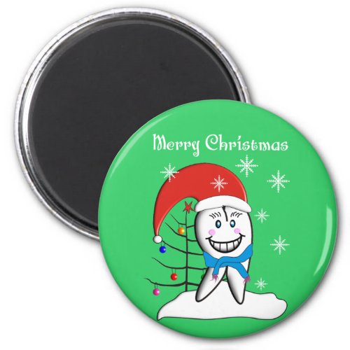 Dentist Christmas Cards and Gifts Magnet