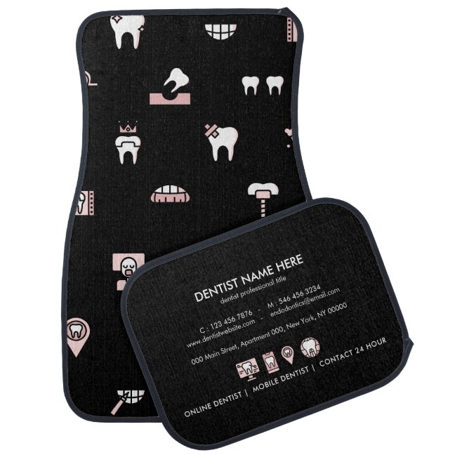 Dentist clinic dent care car floor mat