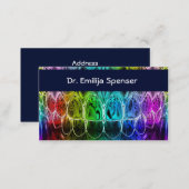 Dentist Colorul Teeth Business Card (Front/Back)