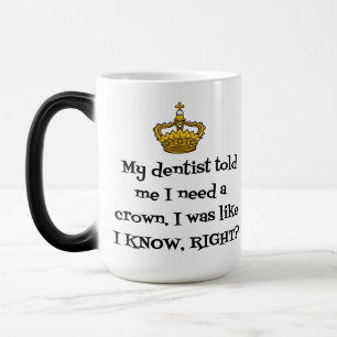 DENTIST CROWN COLOR MORPH MUG