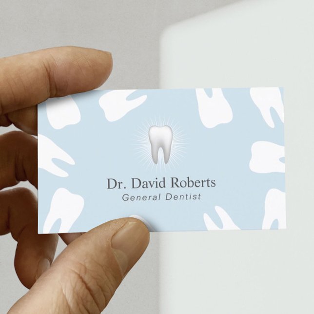 Dentist Dental Appointment Light Blue Card (Creator Uploaded)