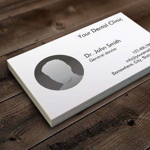 Dentist Dental Appointment Minimalist Custom Photo Card