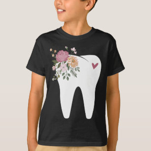 Dentist Dental Assistant Oral Hygienist Tooth Flow T-Shirt