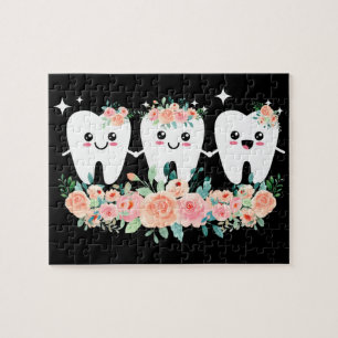 Dentist Dental Assistant Oral Hygienist Tooth Jigs Jigsaw Puzzle