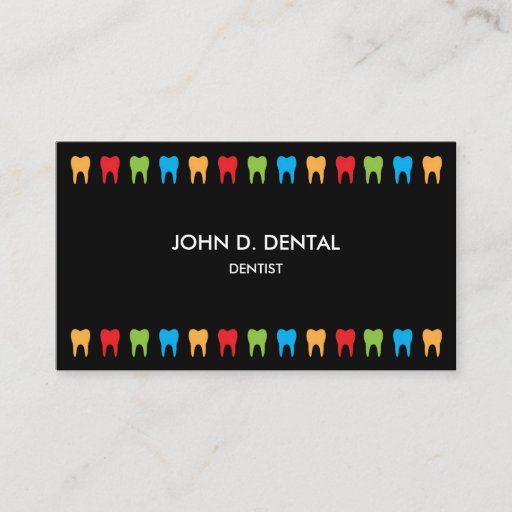 Customizable Dentist, dental business or profile card business card templates