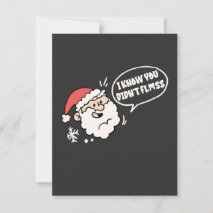 Dentist Dental Christmas Santa  Note Card