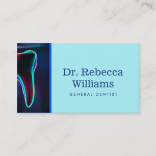 Dentist Dental Clinic Blue Tooth Business Card