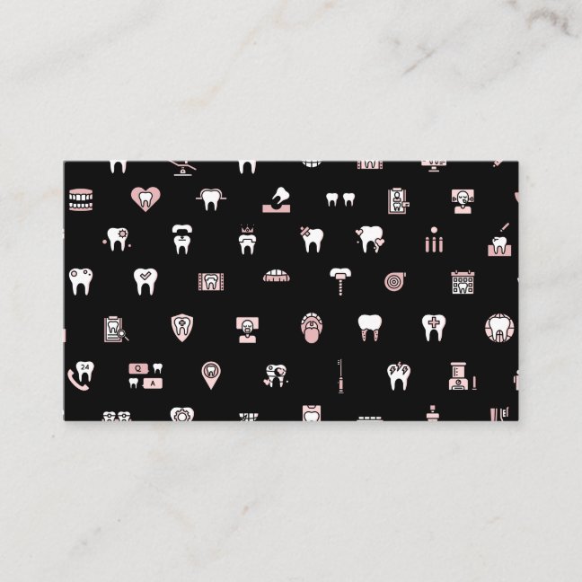 Dentist dental clinic dent care business card