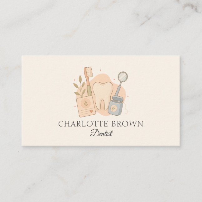 Dentist Dental Clinic Oral Healthcare Dentistry Business Card