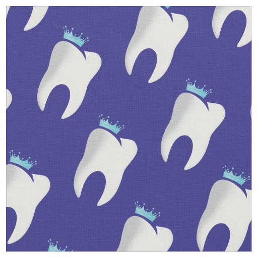 Dentist Dental Clinic teeth Whitening pattern Fabric