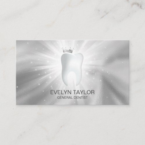 Dentist Dental Clinic teeth Whitening Smile Crown Business Card