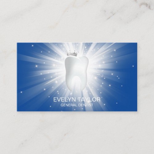 Dentist Dental Clinic teeth Whitening Smile Crown Business Card