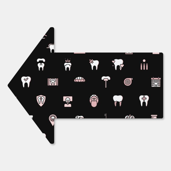 Dentist dental dent care sign