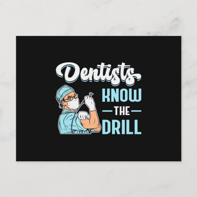 Dentist Dental Dentistry Teeth Tooth Gift Idea Postcard (Front)