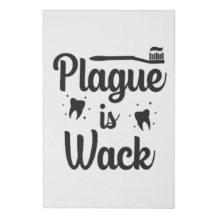 Dentist Dental Doctor Mouth Teeth Tooth Funny Gift Faux Canvas Print