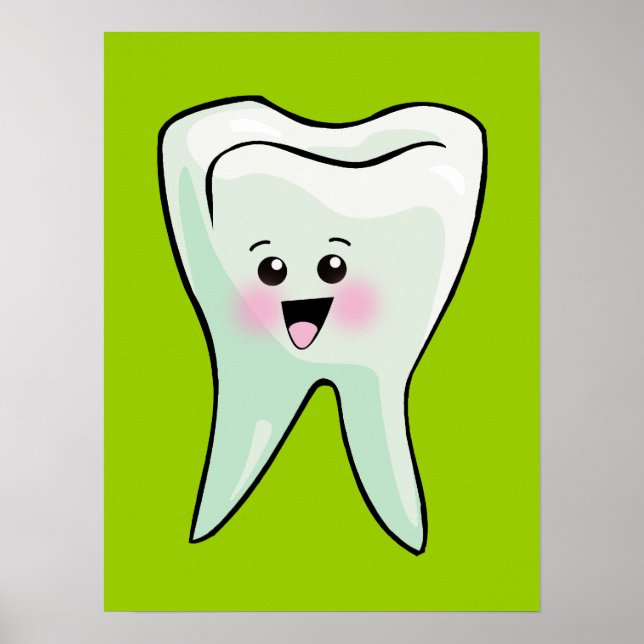 Dentist Dental Hygienist Artwork Poster (Front)
