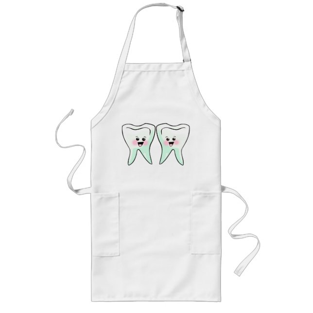 Dentist Dental Hygienist Long Apron (Front)