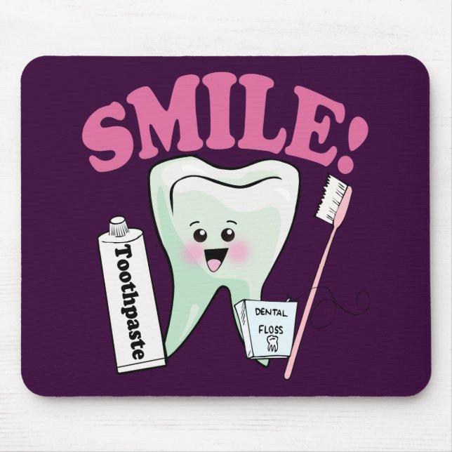 Dentist Dental Hygienist Mouse Pad (Front)