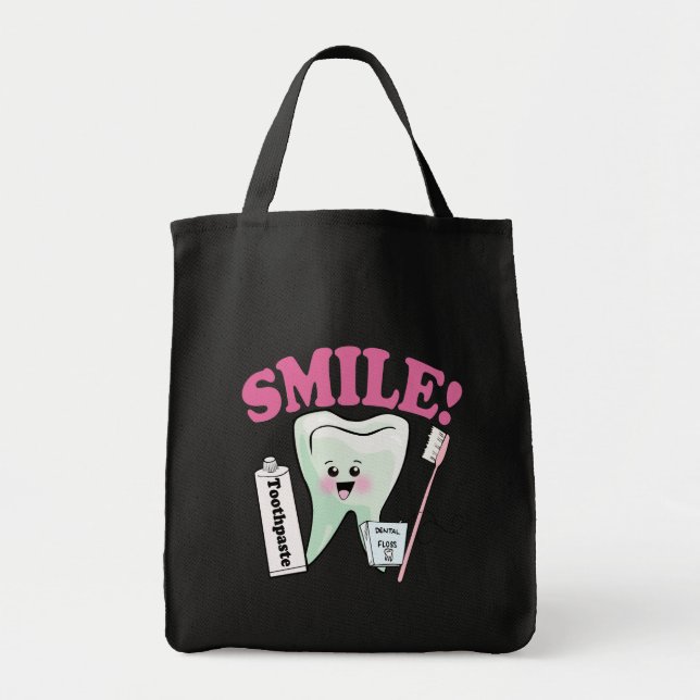 Dentist Dental Hygienist Tote Bag (Front)