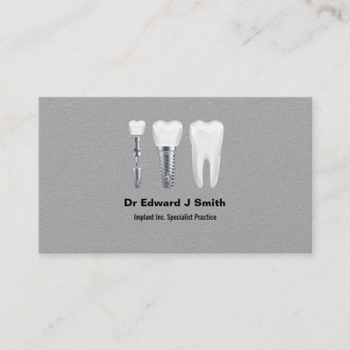 Dentist Dental Implant Specialist Surgery Surgeon Business Card
