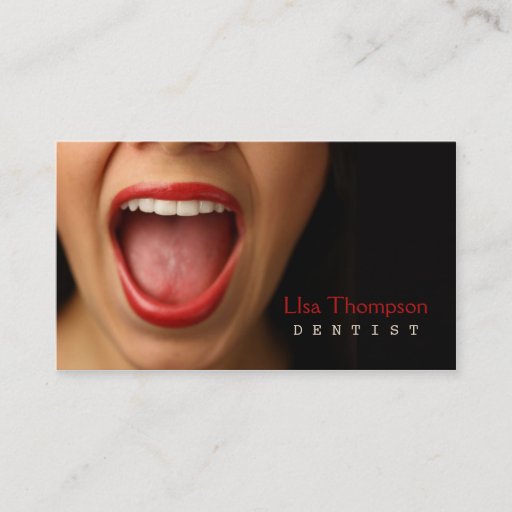 Customizable Dentist / Dental Business Card