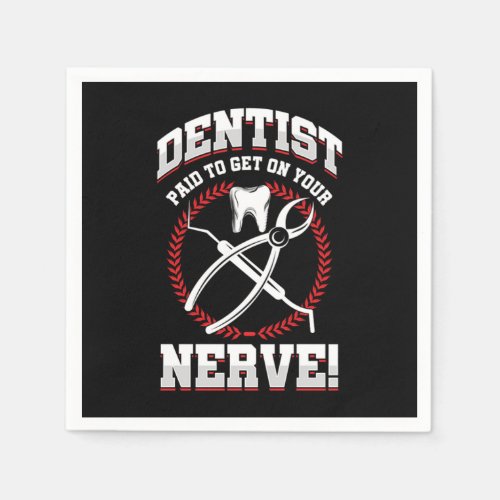 Dentist Dental Medical Tooth Doctor Hygienst Gift Napkins