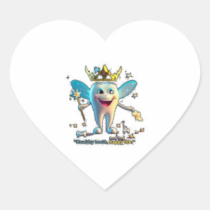 Dentist dental nursre. Top Heart Sticker