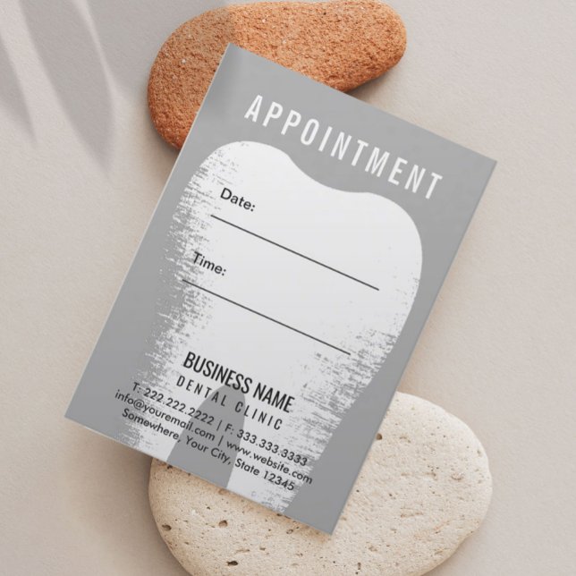 Dentist Dental Office Appointment Reminder Card (Creator Uploaded)