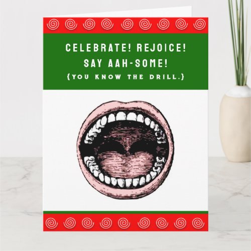 Dentist Dental Office Christmas Holiday Card