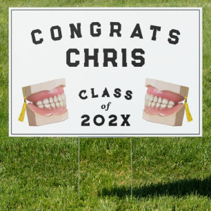 Dentist Dental School Graduation Sign