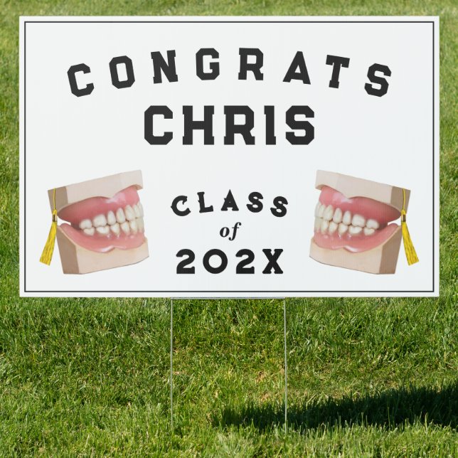 Dentist Dental School Graduation Sign (Insitu)