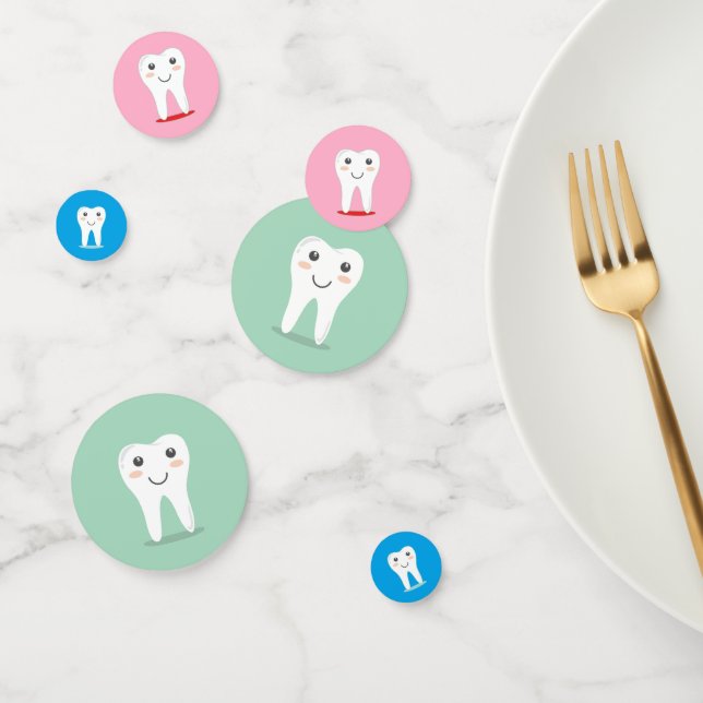 Dentist Dental Teeth Confetti (Group)