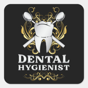 Dentist Dental Teeth Tooth Dentistry Gift Idea Square Sticker