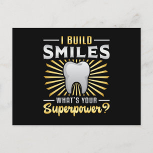 Dentist Dental Teeth Tooth Superpower Funny Gift Postcard