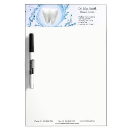 Dentist Dental Tooth Water Professional Dry-Erase Board