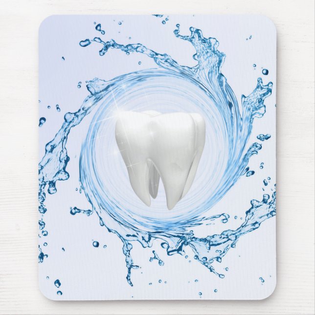 Dentist Dental Tooth Water Professional Mouse Pad (Front)