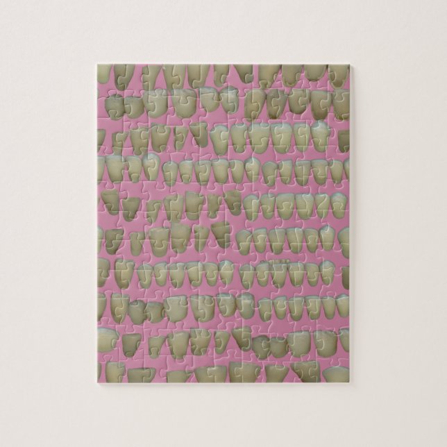DENTIST DENTISTRY ORTHODONTICS ROTTEN TEETH MOUTH JIGSAW PUZZLE (Vertical)