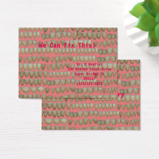 Dentist Dentistry Rotten Teeth Help  Orthodontics (Desk)