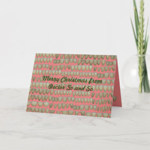 Dentist Dentistry Rotten Teeth Help Orthodontics Holiday Card