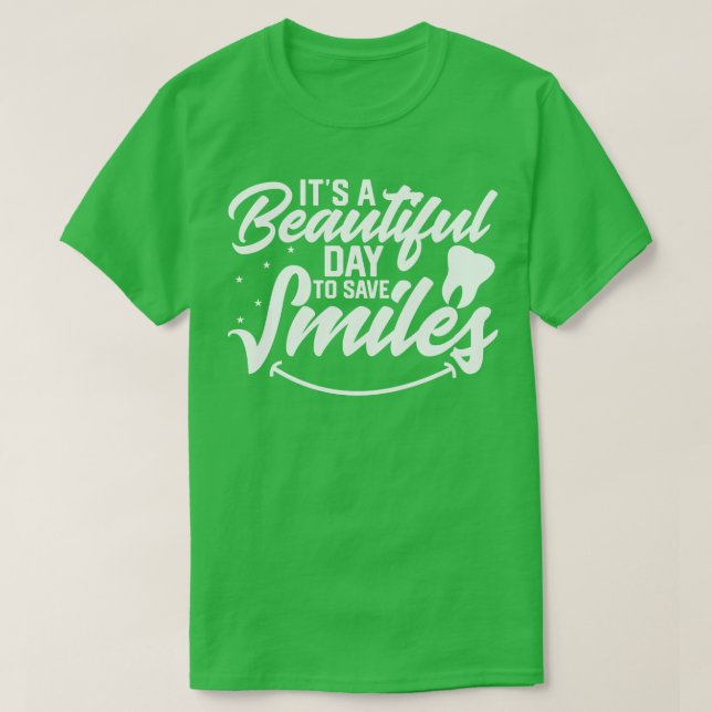 Dentist Dentistry Student Dental Teeth Hygienist H T-Shirt (Design Front)