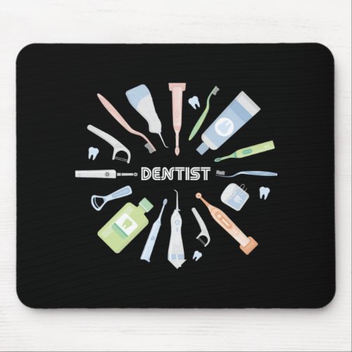 Dentist Dentistry Tooth Doctor Teeth Hygienist Gif Mouse Pad