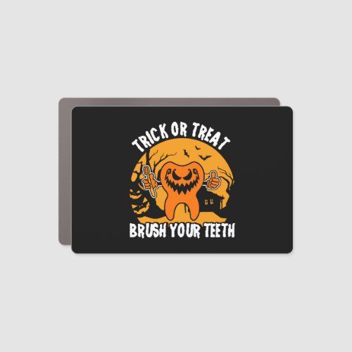 Dentist Design as Halloween Costume Car Magnet