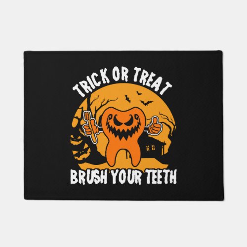 Dentist Design as Halloween Costume Doormat