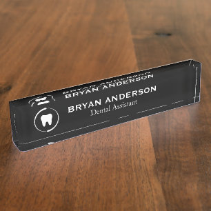Dentist Desk Name Plate