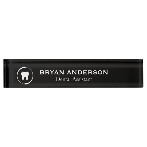 Dentist Desk Name Plate Zazzle