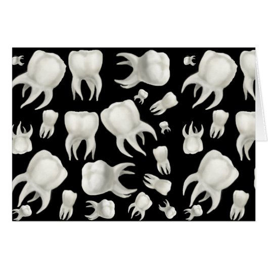 Dentist Dream Teeth Card (Front Horizontal)