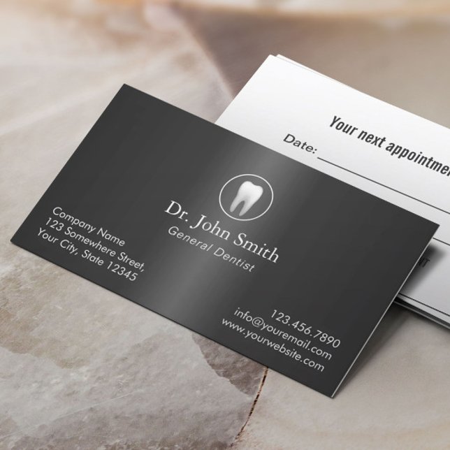Dentist Elegant Metal Dental Appointment (Creator Uploaded)